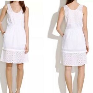 Madewell 100% Cotton Lovesong Eyelet Dress Sz 0‎